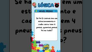 QuizDeLógica DesafiosDeLógica RaciocínioLógico TesteMente QuebraCabeças DesafieSuaInteligência [upl. by Edison745]