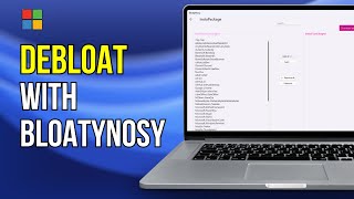 Debloat Windows 11 with BloatyNosy in 2 Minutes Complete Guide [upl. by Nachison]