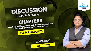 DISCUSSION OF AIATS  06 ALL MR Batches CODE  A Zoology  Aakash Kota [upl. by Ihsoyim]