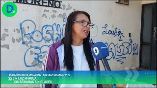 Escuela Sec77 por falta de agua y luz dos semanas sin clases [upl. by Irmgard]