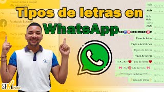 100 Tipos de letras en WhatsApp 2022  Tipografías creativas [upl. by Notsur]