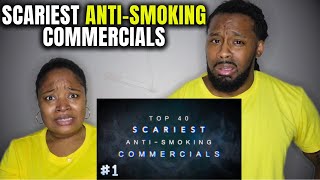 Top 40 SCARIEST AntiSmoking Commercials Part One  The Demouchets REACT [upl. by Nohj530]