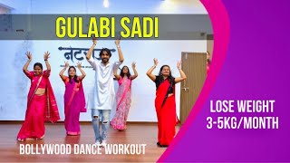 Gulabi Sadi  Marathi Song  full group dance video  GulabiSadi  Dance Cover [upl. by Gyasi]