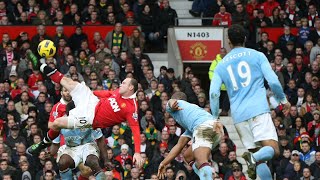 Rooney Bycicle Kick Goal vs Man City  Premier League 201011 [upl. by Map695]