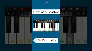 Birds of a Feather  Piano Tutorial 🤍 [upl. by Nylahs]