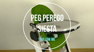 Быстрый обзор стульчика PegPerego Siesta follow me  High Chair Quick Review [upl. by Papp]