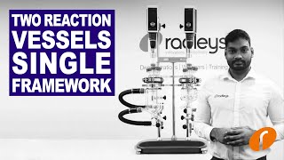 ReactorReady Duo jacketed glass reactor  two interchangeable vessels on one framework [upl. by Schoening]