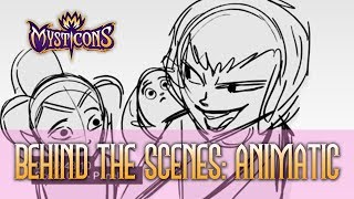 MYSTICONS ANIMATIC  BEHIND THE SCENES [upl. by Lessirg]