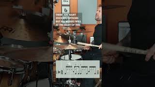 How to play better hi hat patterns drumlessons drumsandlessons drummer drumchops drumming [upl. by Yrreiht]