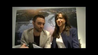 Eurovision 2016 Interview with Petra Mede and Måns Zelmerlöw Sweden 2015 [upl. by Ydwor]