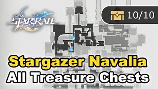 Honkai Star Rail  Stargazer Navalia  All Chests Locations Treasure Chests [upl. by Tiram]