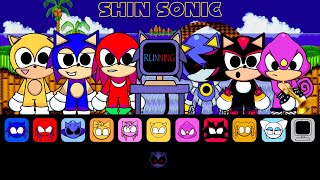 Incredibox Sprunki Shin Sonic  Running MODCOVER [upl. by Llebpmac126]