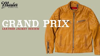 The Grand Prix  Master Supply Co Leather Jacket Review [upl. by Ahtenek]