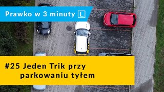 25 Jeden trik przy parkowaniu prostopadłym tyłem [upl. by Elletse244]