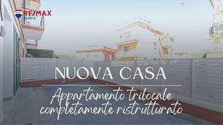 APPARTAMENTO TRILOCALE COMPLETAMENTE RISTRUTTURATO A MONTESPACCARO ROMA  REMAX AUREA [upl. by Mail853]