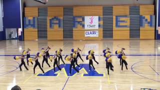 WTHS Varsity Devilettes Pom Routine 2016 [upl. by Trevah]