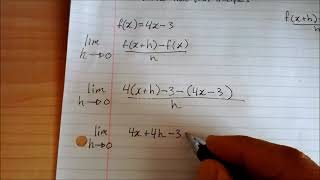 Derivative from First Principles [upl. by Davidson]