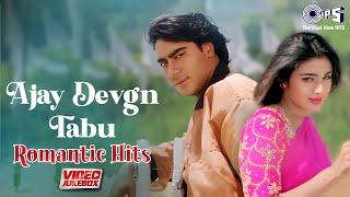 Ajay Devgn Tabu Romantic Hits  90s Hits Hindi Songs  Sadabahar Songs Bollywood Hits Video Jukebox [upl. by Wons]