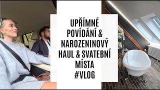 UPŘÍMNÉ POVÍDÁNÍ amp NAROZENINOVÝ HAUL amp SVATEBNÍ MÍSTA VLOG [upl. by Nauhs]