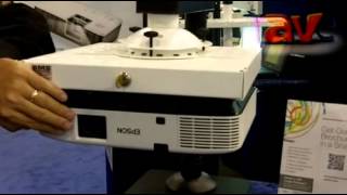 InfoComm 2012 Business Machine Security Talks About Its LCD Projector Slider [upl. by Aleyam]