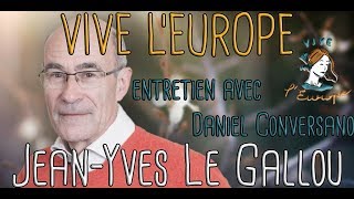 JeanYves Le Gallou sentretient avec Daniel Conversano Vive LEurope mars 2019 [upl. by Ardnaz130]