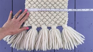 QUICK GUIDE TO MAKING TASSELS  How To Make Tassels The Easy Way [upl. by Yrtnahc]