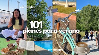 101 cosas que hacer en VERANO☀️🐠solo o con amigos en ciudad o pueblo… [upl. by Aenat]