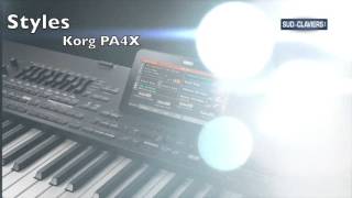 Extraits Korg PA4x  Styles [upl. by Gamal]