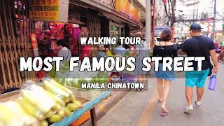 ONGPIN Most Famous Street in Worlds Oldest Chinatown  Manila  Walking Tour Philippines [upl. by Rakabuba]