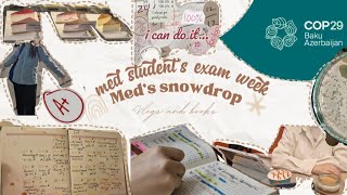 med students exam week📚📖👩‍⚕️Volunteering at COP29💚Azerbaijanian med student Vlog🩺 [upl. by Achorn]