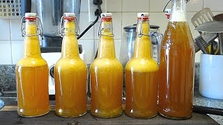 Beginners Guide To Fermentation Bottling  Flavoring Kombucha [upl. by Armahs]