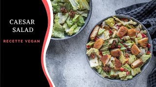 Recette vegan  Caesar Salad VS Neron Salad [upl. by Elboa]