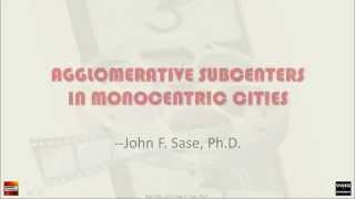 AT Urban Economic Model Monocentric City with Agglomerative Subcenters [upl. by Krys]