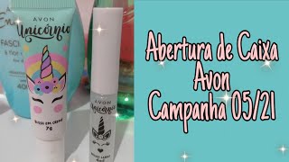 ABERTURA DE CAIXA AVON CAMPANHA 052021  MUITOS PRODUTOS DA LINHA ENCANTO [upl. by Aseek]