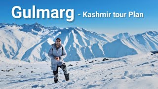 Gulmarg  Kashmir tour package  Kashmir tourist places  Gulmarg me Ghumne ki jagah  snowfall [upl. by Lacy]