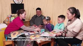 Projects implemented by UNICEF Mongolia with generous support from the Fondation de Luxembourg [upl. by Aititel]