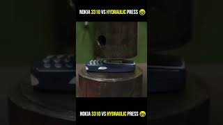 Hydraulic Press VS Nokia 3310 😨 shorts [upl. by Nytsyrk]