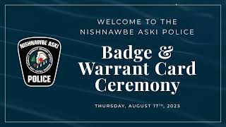 Badge Ceremony  August 17 2023 NAPS [upl. by Frankhouse228]