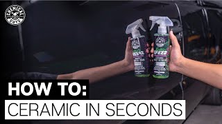 How To Ceramic Coat in Seconds ALL NEW HydroSpeed Ceramic Quick Detailer  Chemical Guys [upl. by Akeit]