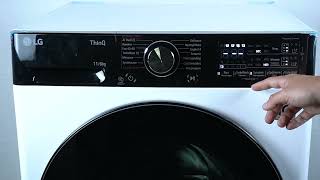 Washer Dryer LG Vivace R750  Control Panel Overview  Control Panel Features [upl. by Aknahs]