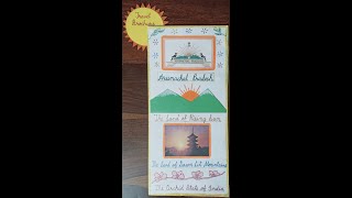 Art Integrated Project  Travel Brochure for Arunachal Pradesh Class 3 [upl. by Hannaj]