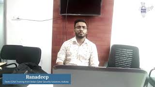 Student Feedback  CEHP Student  Ranadeep  indian Cyber Security Solutions [upl. by Connel]