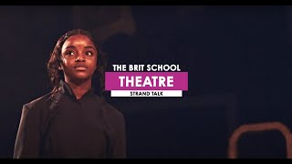 Want to study Theatre at The BRIT School [upl. by Guglielma]