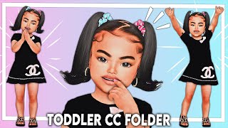 Sims 4 CAS  ✨Best Toddler CC Folder  CC FOLDER amp SIM DOWNLOAD [upl. by Isabeau419]