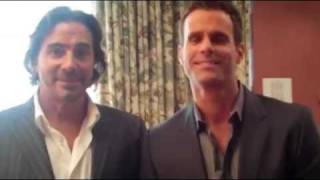 Cameron Mathison amp Thorsten Kaye behind the scenes of The Views AMC tribute [upl. by Ovid637]