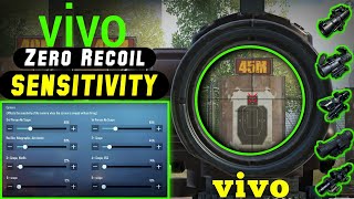 PUBG MOBILE SENSITIVITY SETTINGS FOR ALL VIVO MOBILES IN 2024😱 Vivo Device Sensitivity Setting 2024 [upl. by Darn966]