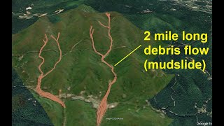 What happened to mountainsides during Helenes extreme rains 30 inches or more [upl. by Ennayram867]