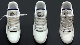 3 NEW WAYS HOW TO LACE NEW BALANCE 550 [upl. by Ahlgren]