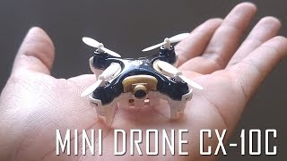 Reviewรีวิว Mini Drone CX10C โดรนจิ๋วบินหึ่งไปทั่วห้อง [upl. by Ahsakal]