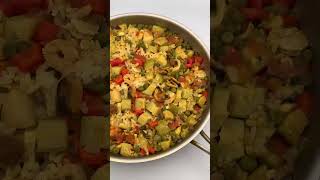 Recette Paella Espagnole facile shorts shortvideo recette recipe [upl. by Dammahum130]